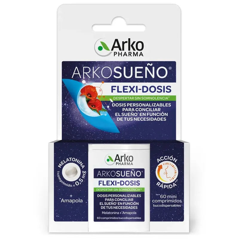 Arkopharma Arkosueño Flexi-Dose 60 Mini Sublinguale Tabletten
