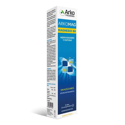Arkopharma Arkomag Magnesium B6, 21 Brausetabletten