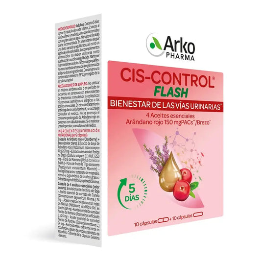 Arkopharma Ciscontrol Cranberola Flash, 20 Kapseln