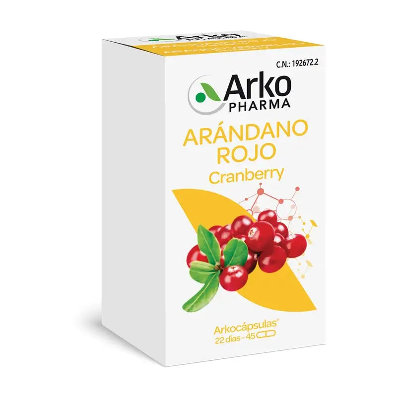 Arkopharma Arkocápsulas Cranberry, 45 Kapseln