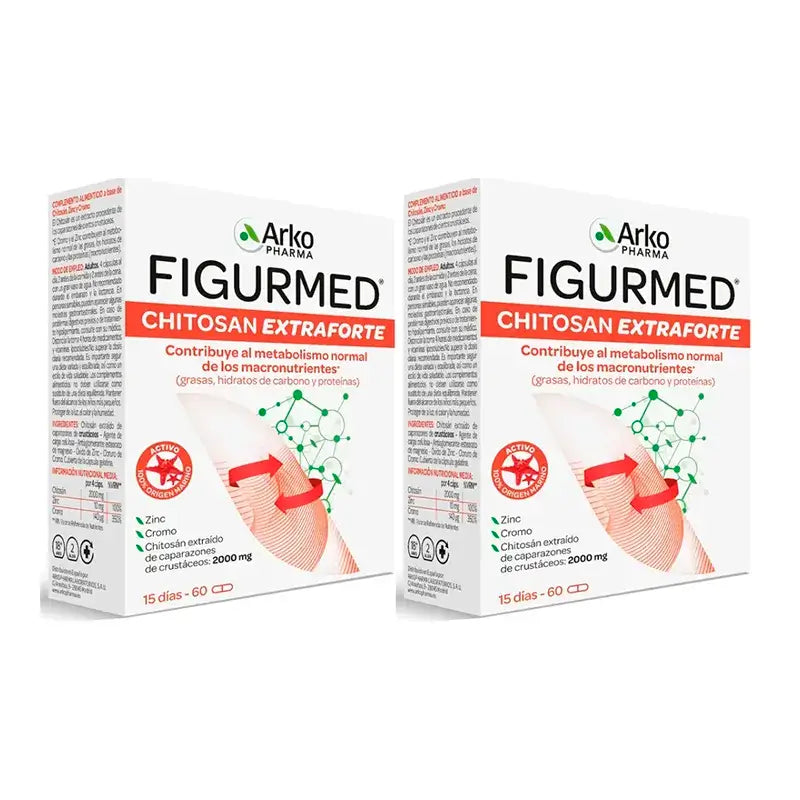 Arkopharma Figurmed Chitosan EXtra Forte 500mg, 2X60 Kapseln