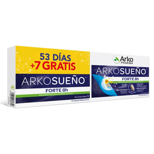 Arkopharma Arkosueño Forte 8H Bicapa, 2X30 Tabletten