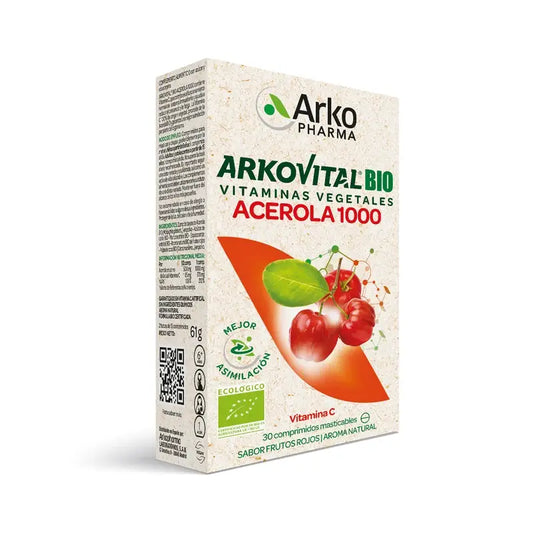 Arkopharma Arkovital Acerola 1000 Vitamin C, 30 Tabletten