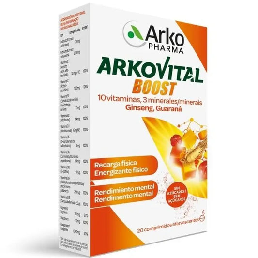 Arkovital Boost Brausetabletten, 20 Stück