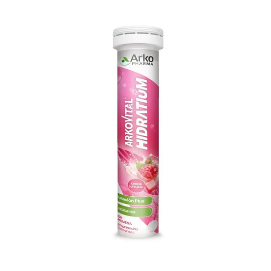 Arkovital Hidratium mit Himbeergeschmack – Brausetabletten, 24 Stück