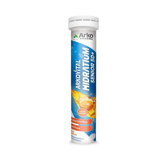 Arkovital Hidratium Senior mit Orangengeschmack – Brausetabletten, 24 Stück