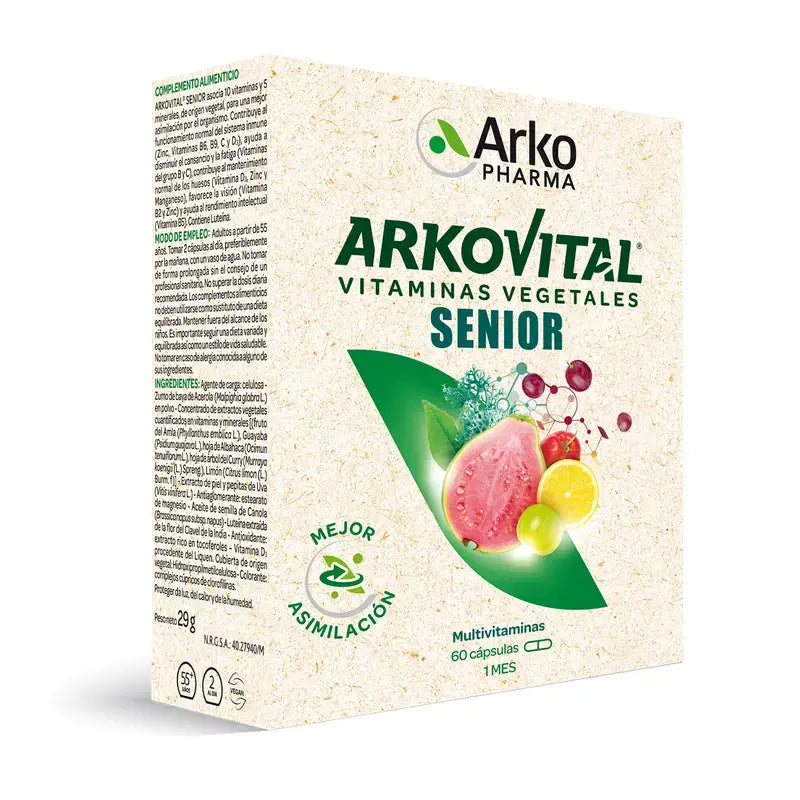 Arkopharma Arkovital Senior, 60 Kapseln
