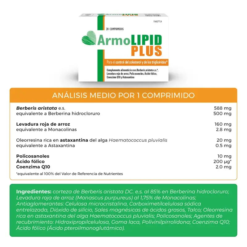 Armolipid Plus Cholesterin, 2 x 20 Tabletten