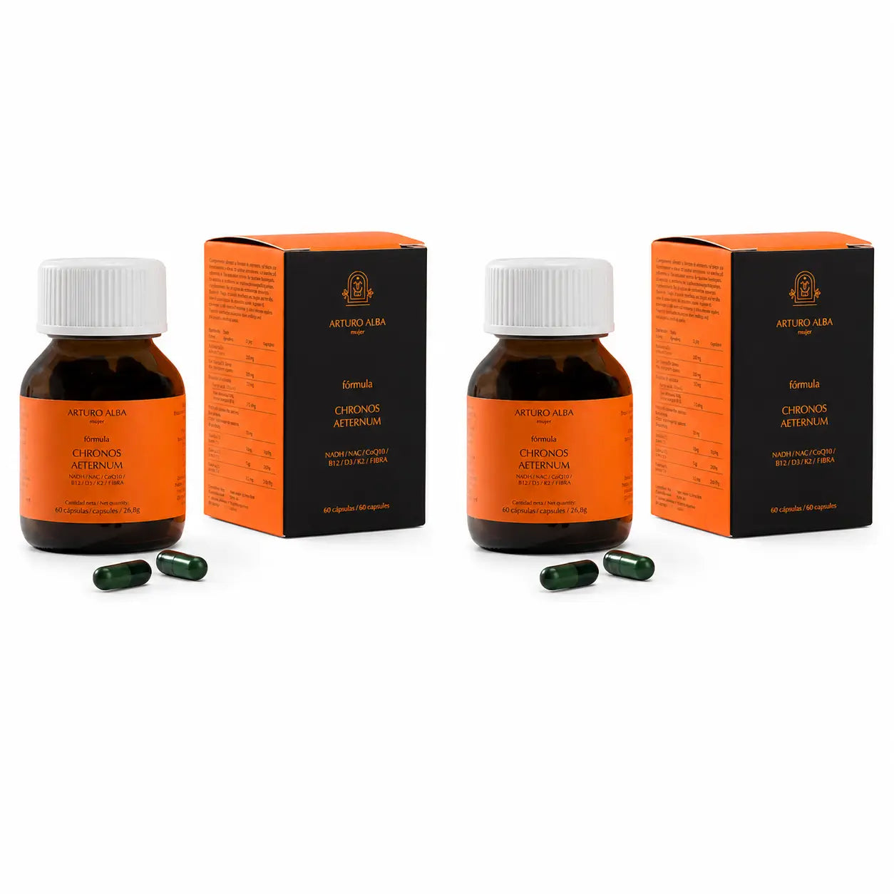 Arturo Alba Chronos Aeternum, 60 Kapseln, 3er-Pack