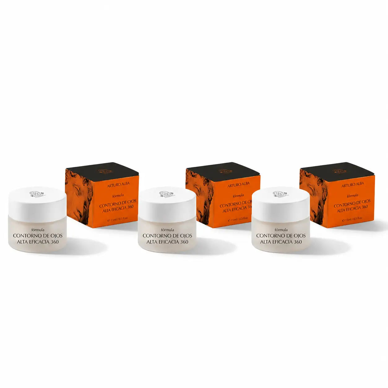 Arturo Alba Augenpflege „Alta Eficacia 360“, 15 ml, 3er-Pack