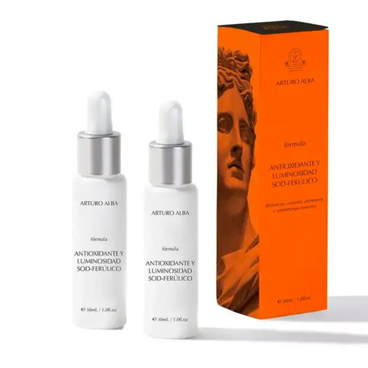 Arturo Alba Sod-Ferulic Antioxidans & Aufhellung Formel, Packung 2 x 30Ml