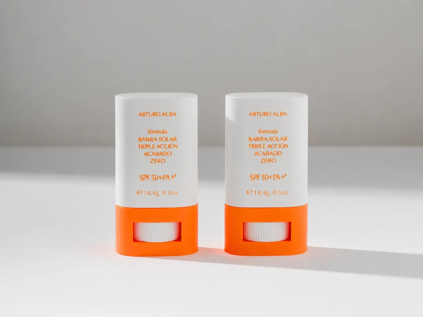 Arturo Alba Formula Triple Action Sunstick Finish Zero 50+Spf 14, 4G , Packung 2