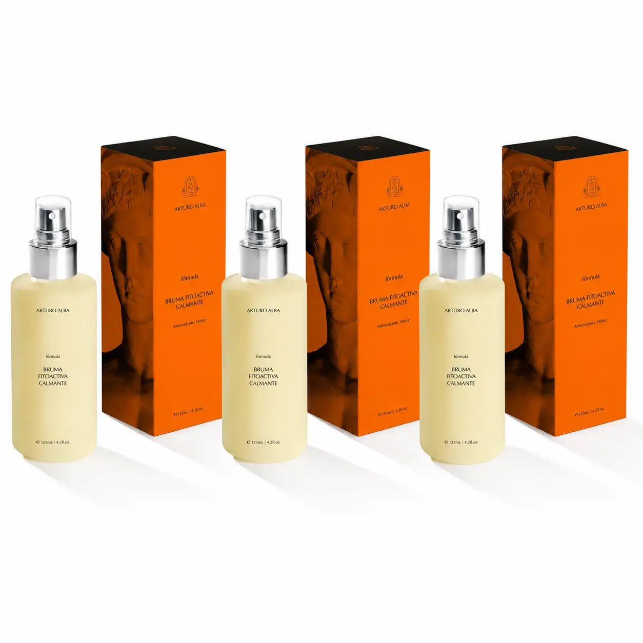 Arturo Alba Fitoactiva Beruhigendes Gesichtsspray 125 ml, 3er-Pack