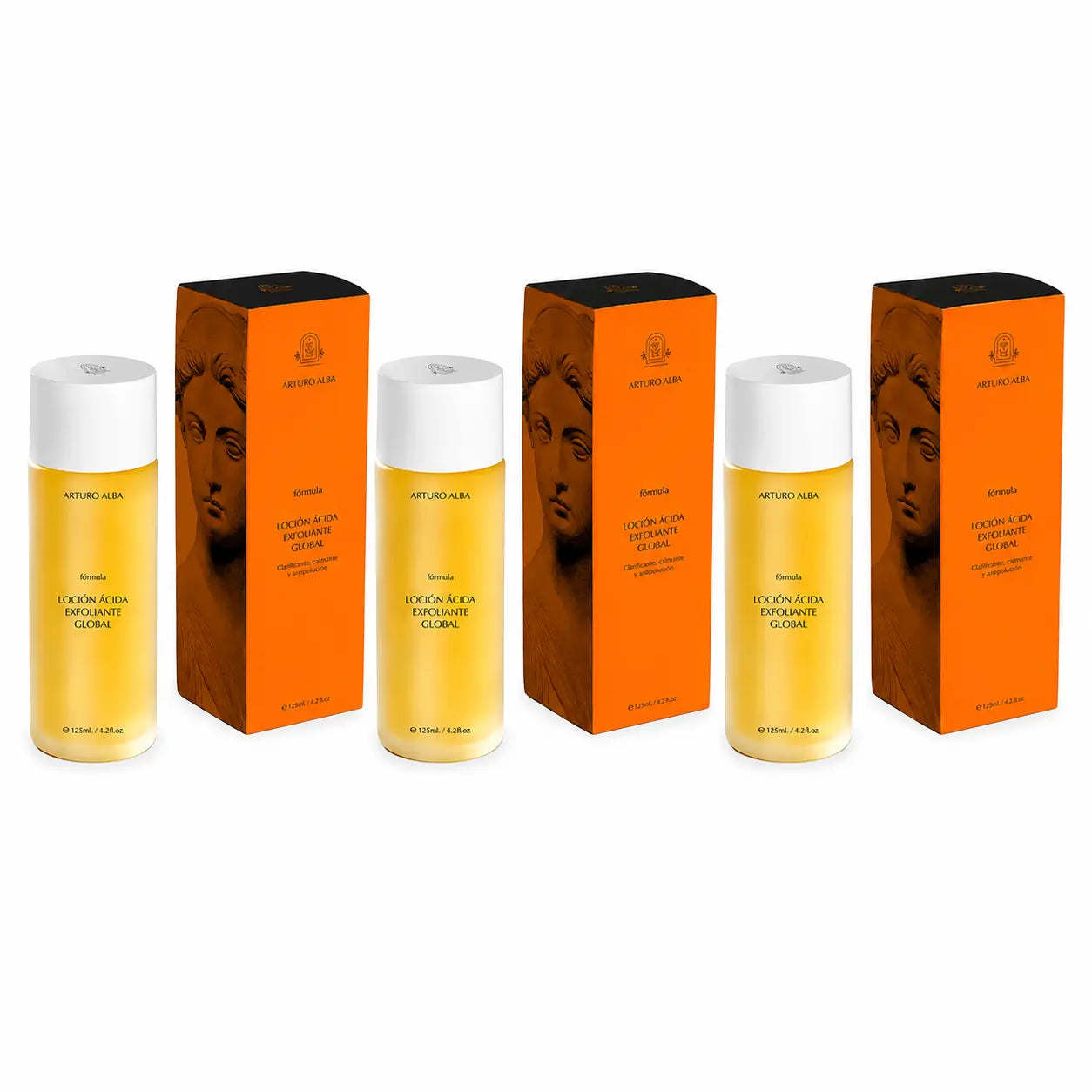 Arturo Alba Formula Peeling-Lotion für das ganze Gesicht 125 ml, 3er-Pack