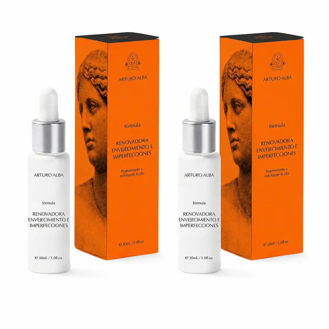 Arturo Alba Regenerierende Formel gegen Hautalterung und Hautunreinheiten 30 ml, 2er-Pack