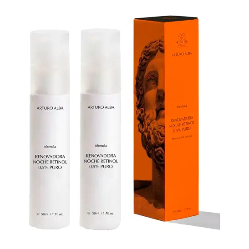 Arturo Alba Retinol Nacht Erneuerungsformel 0.5% Rein, 2 x 50 Ml