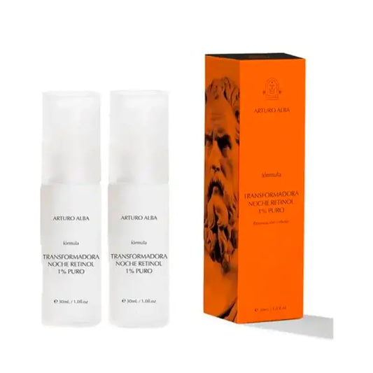 Arturo Alba Retinol 1% Pure Night Transforming Formula, Packung 2 x 30Ml