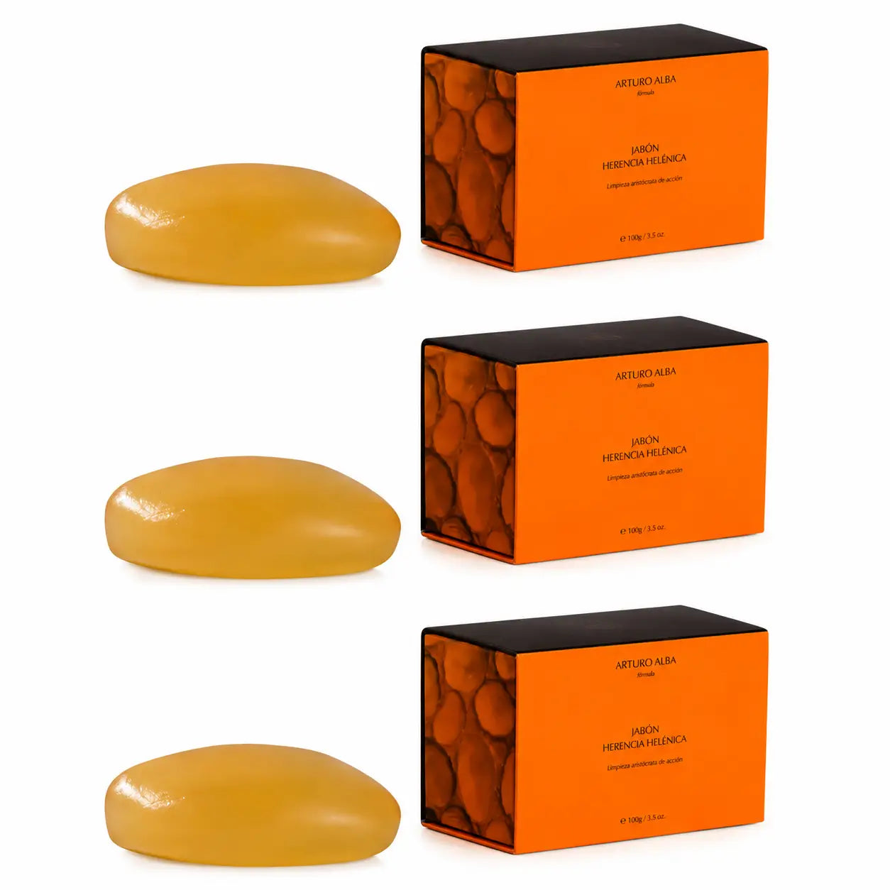 Arturo Alba Seife „Herencia Helenica“ 100 g, 3er-Pack