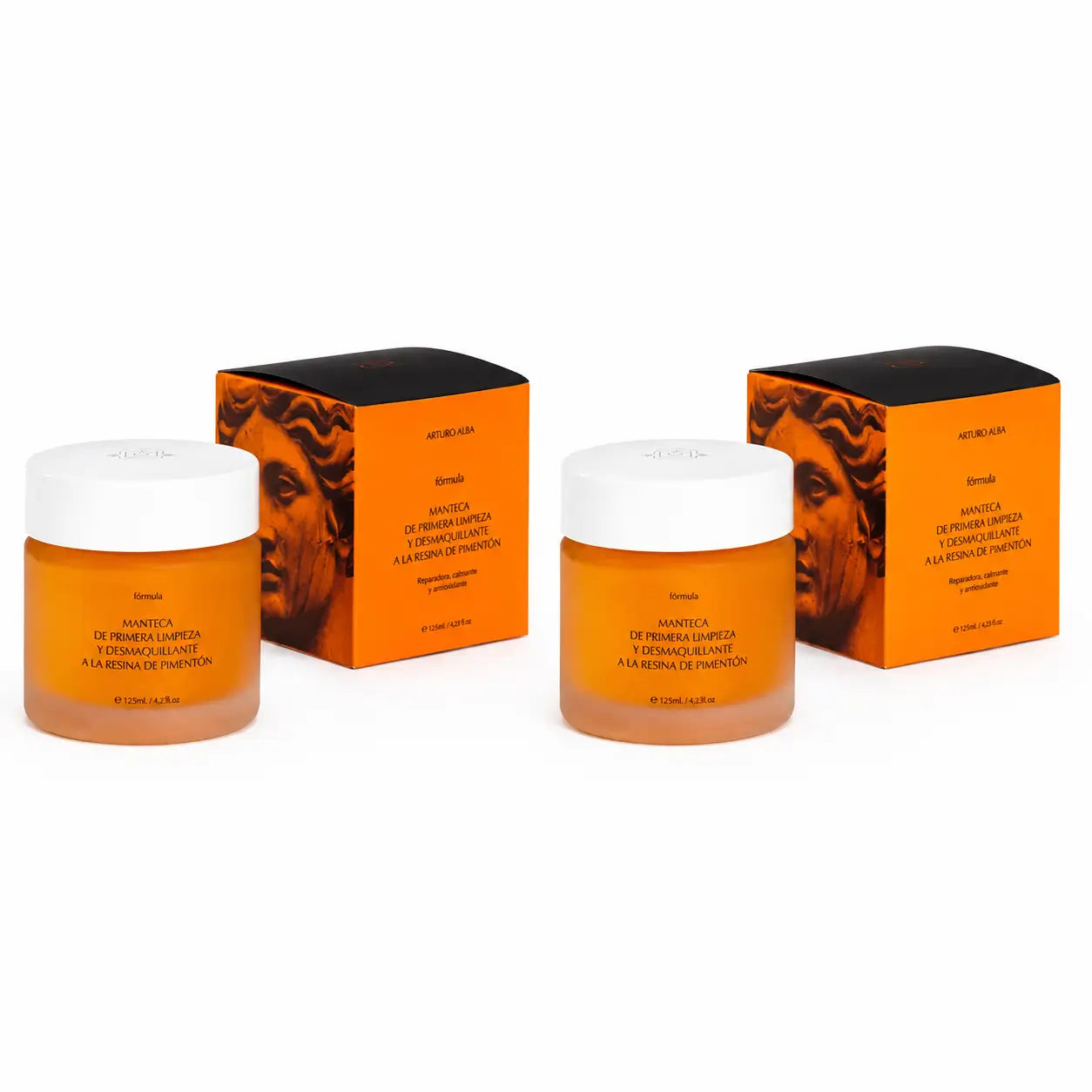 Arturo Alba Reinigungscreme und Make-up-Entferner mit Paprikaharz, 125 ml, 2er-Pack