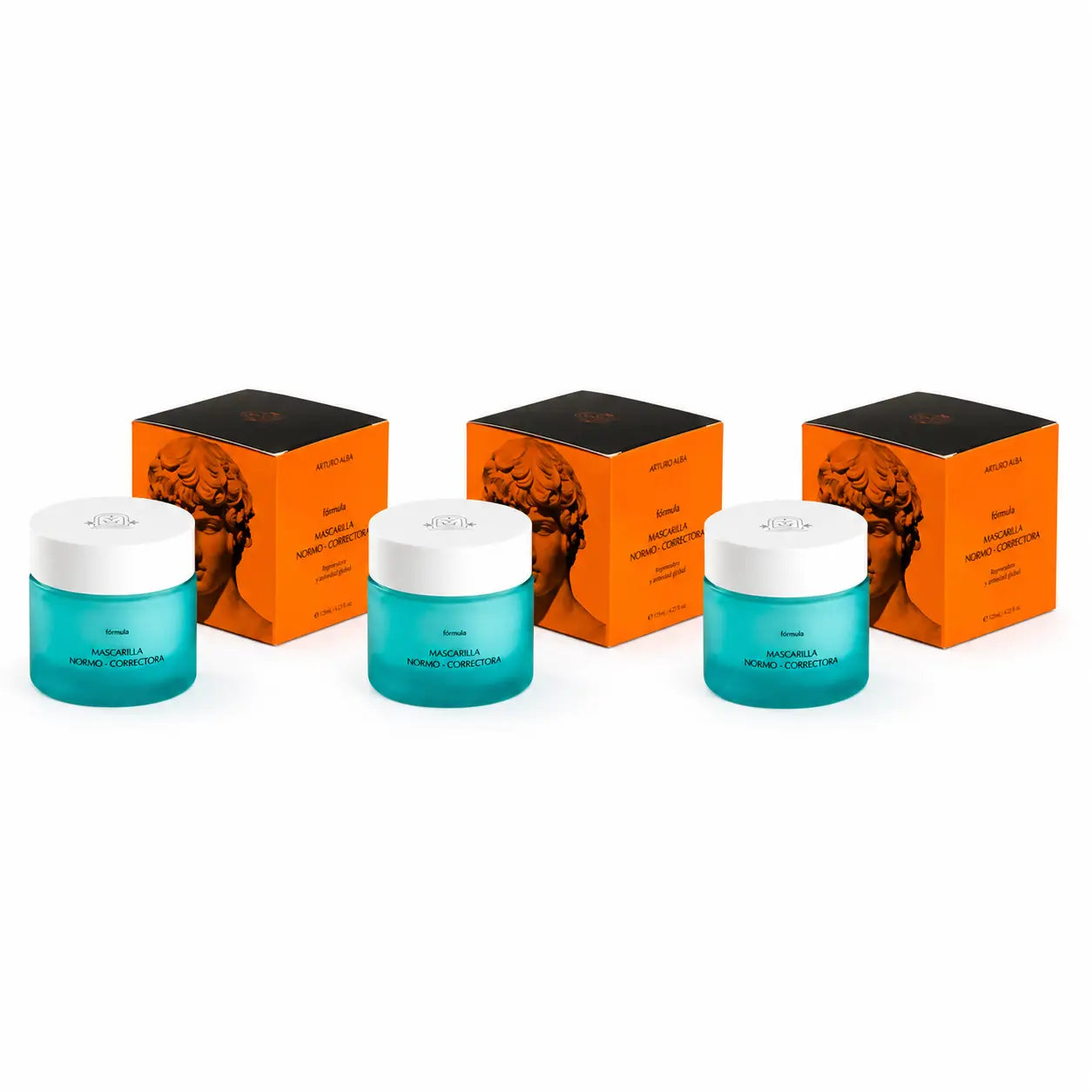 Arturo Alba Normo-Correctora Gesichtsmaske, 50 ml, 3er-Pack