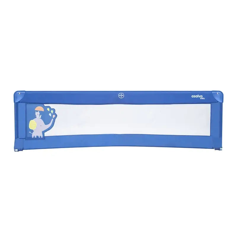 Asalvo Bettschutzgitter 150Cm Elefant Blau