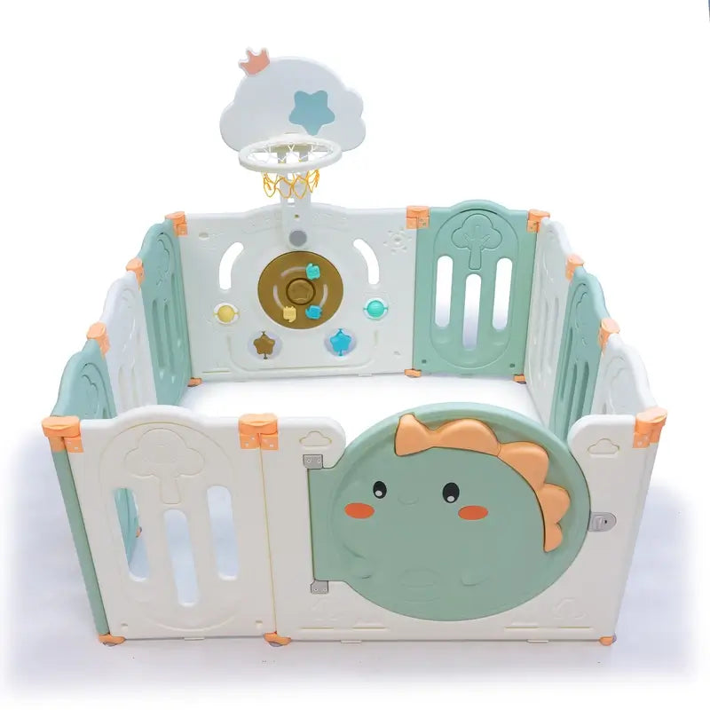 Asalvo Dino Spielplatz mit Aktivitätszentrum 8+2