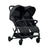 Asalvo Doppel-Kinderwagen Henry Schwarz