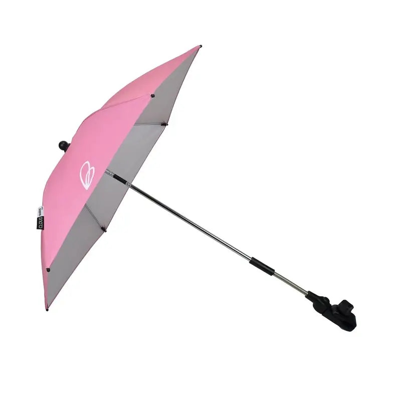 Asalvo Sunset Pink Kinderwagen Sonnenschirm, 1 Stück
