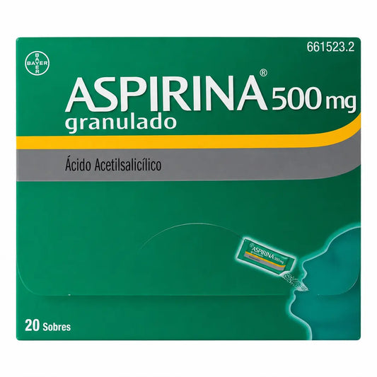 Aspirin 500 Mg Granulat zum Einnehmen, 20 Portionsbeutel