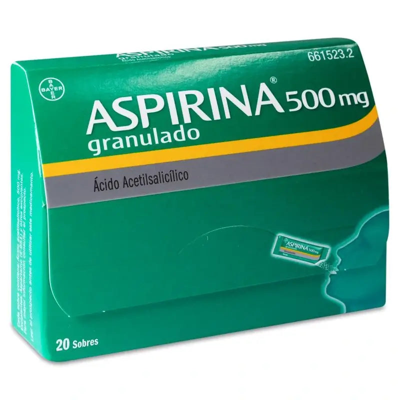 Aspirin 500 Mg Granulat zum Einnehmen, 20 Portionsbeutel