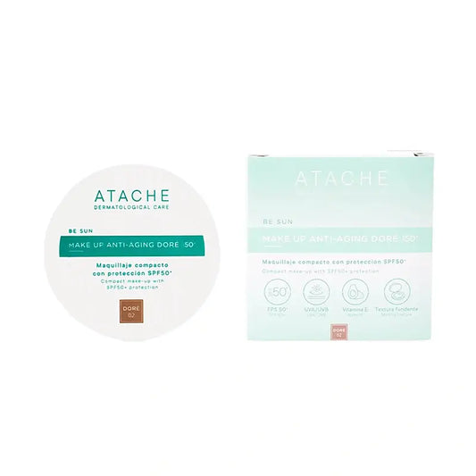Atache Be Sun Make-up Anti-Aging LSF 50+ Doré, 12 g