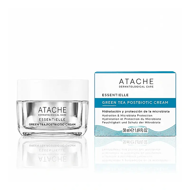 Atache Essentielle Postbiotische Grüntee-Creme, 50 ml