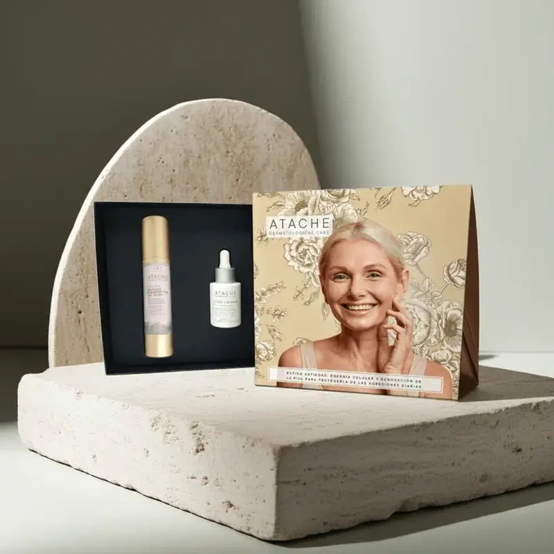 Atache Anti-Ageing Routine Zelluläre Regeneration Tag Spf15 50 ml + Antiage V-B3 Serum 30 ml