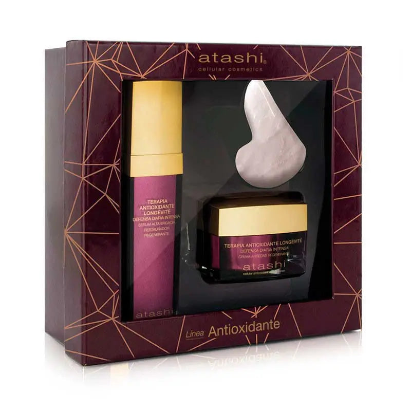 Atashi Antioxidant Special Edition Box Serum + Regenerator + Jade