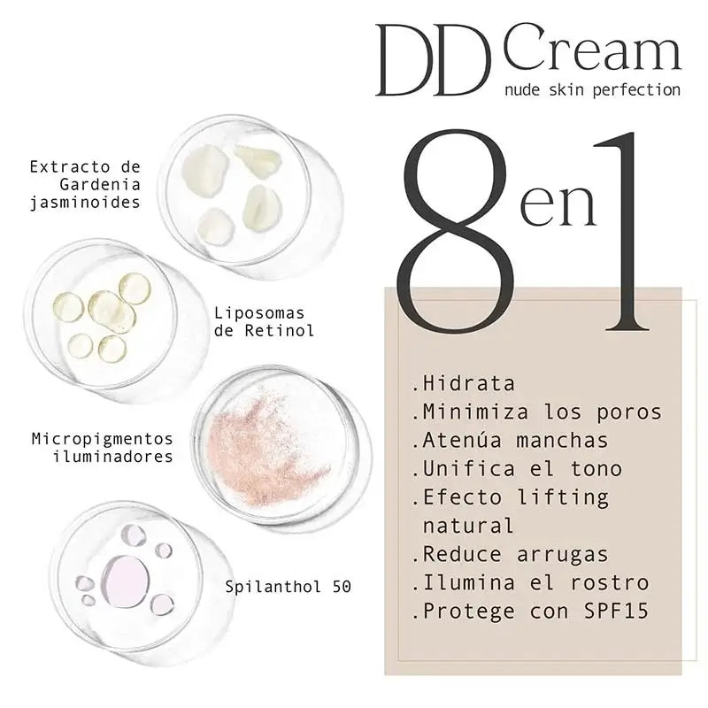 Atashi Dd feuchtigkeitsspendende Feuchtigkeitscreme mit Farbe Spf 15 - mittlerer Farbton
