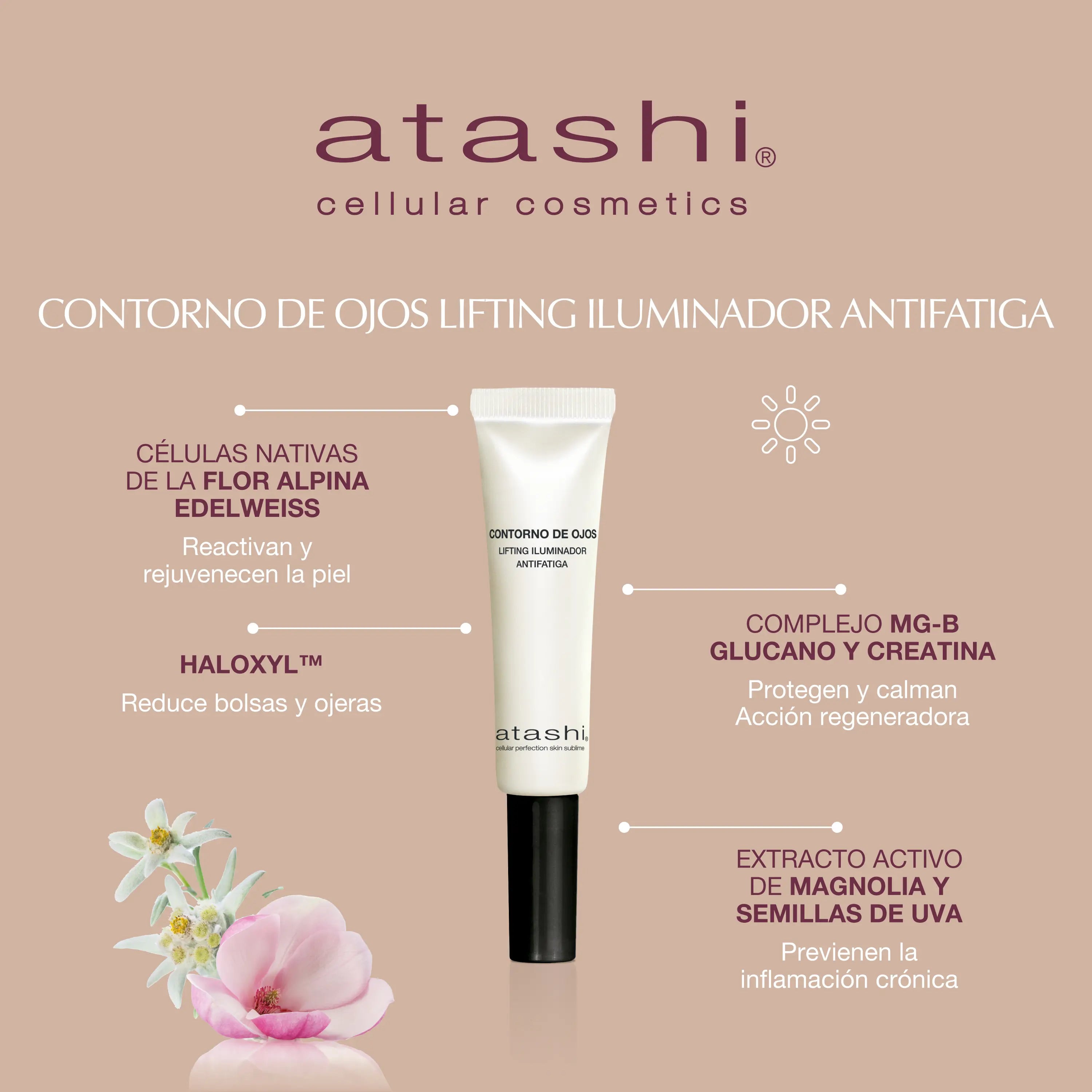 Gutes Gesicht Ritual Toilettenkoffer Dd Creme Auge Kontur Aufhellung Atashi