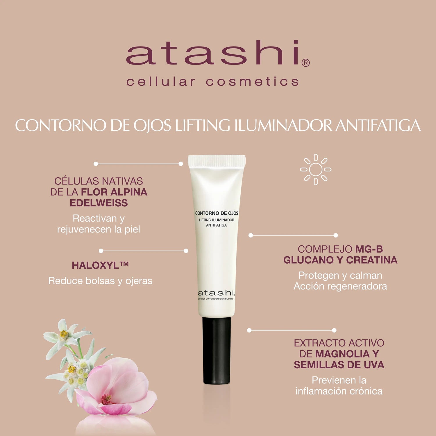 Gutes Gesicht Ritual Toilettenkoffer Dd Creme Auge Kontur Aufhellung Atashi