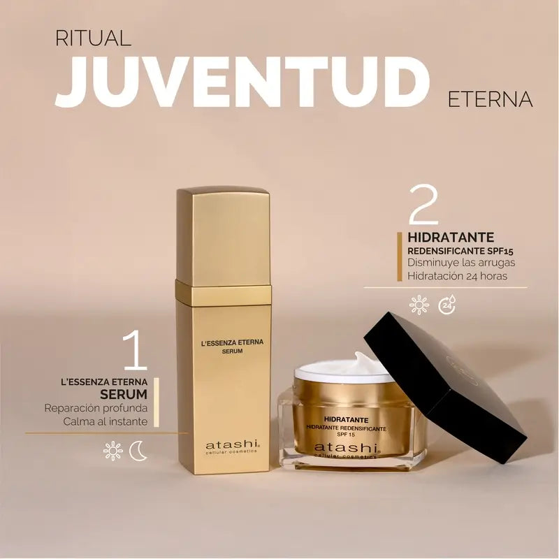 Atashi Ritual Eternal Youth Kosmetiktasche Anti-Ageing Serum Redensifying Moisturising Cream, 80 ml