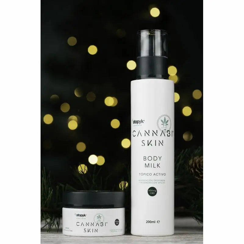 Atopyk Cannabiskin Bodymilk Natürliche feuchtigkeitsspendende Körpermilch CBD, 200 ml