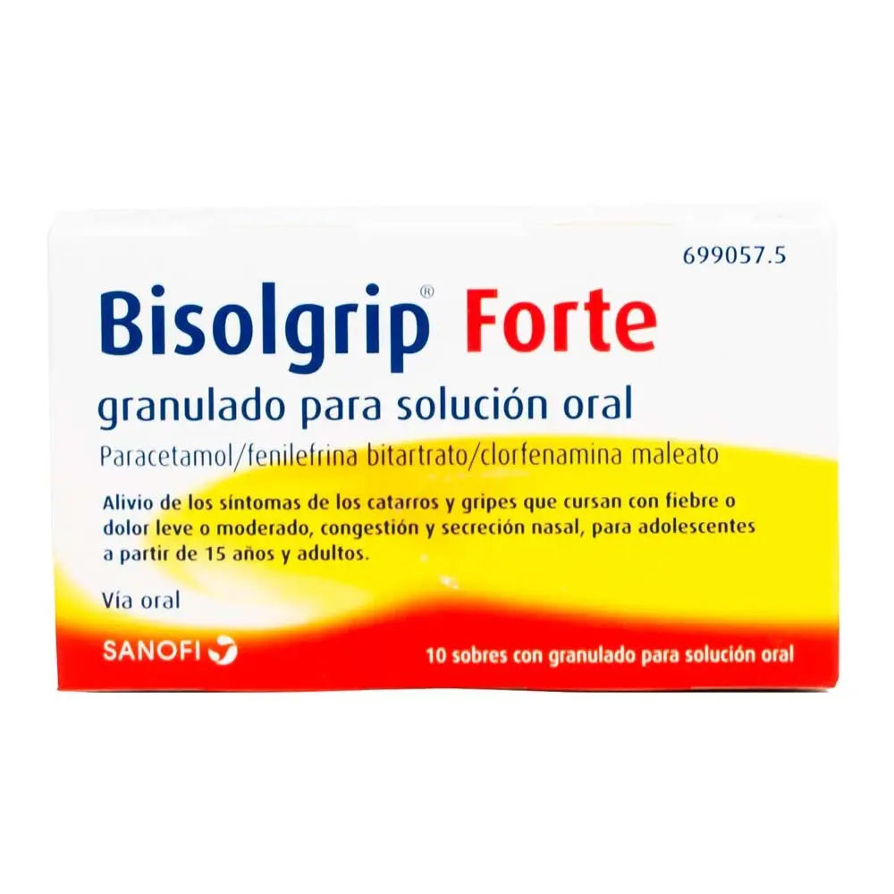 Bisolgrip Forte Granulierte Lösung zum Einnehmen 10 Beutel