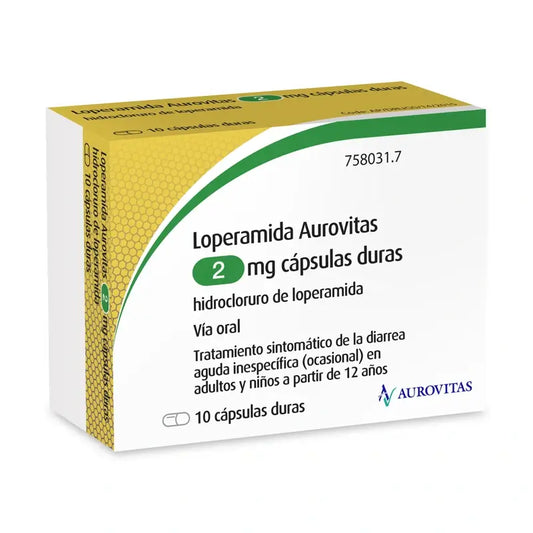 Aurovitas Loperamid 2 Mg, 10 Kapseln