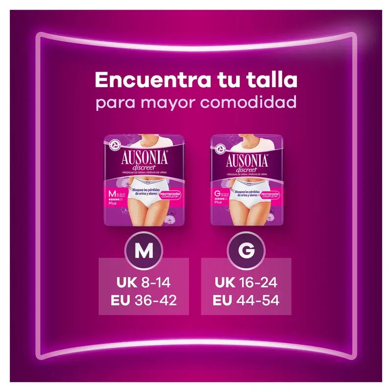 Ausonia Discreet Normal Inkontinenzslips Größe L, 7 Slips