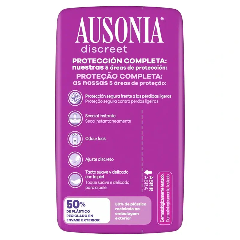 Ausonia Discreet Day & Night Ultra Urine Loss Pads, 12 Stück