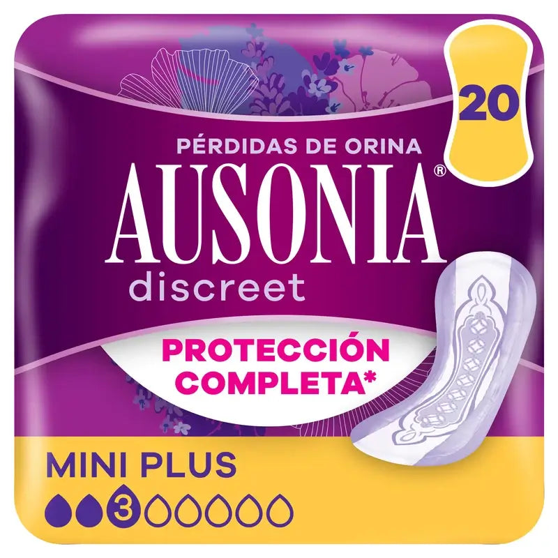 Ausonia Discreet Mini Plus Urinverlustpads, 20 Stück