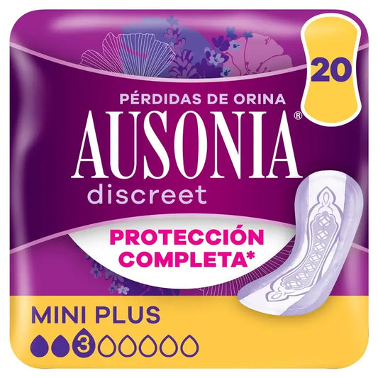 Ausonia Discreet Mini Plus Urinverlustpads, 20 Stück