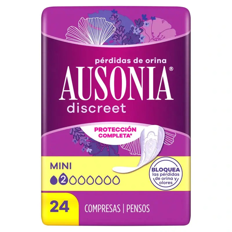 Ausonia Discreet Mini Urinverlustpads, 24 Stück