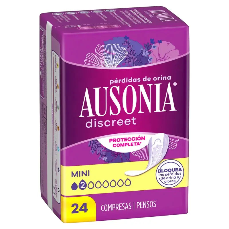 Ausonia Discreet Mini Urinverlustpads, 24 Stück