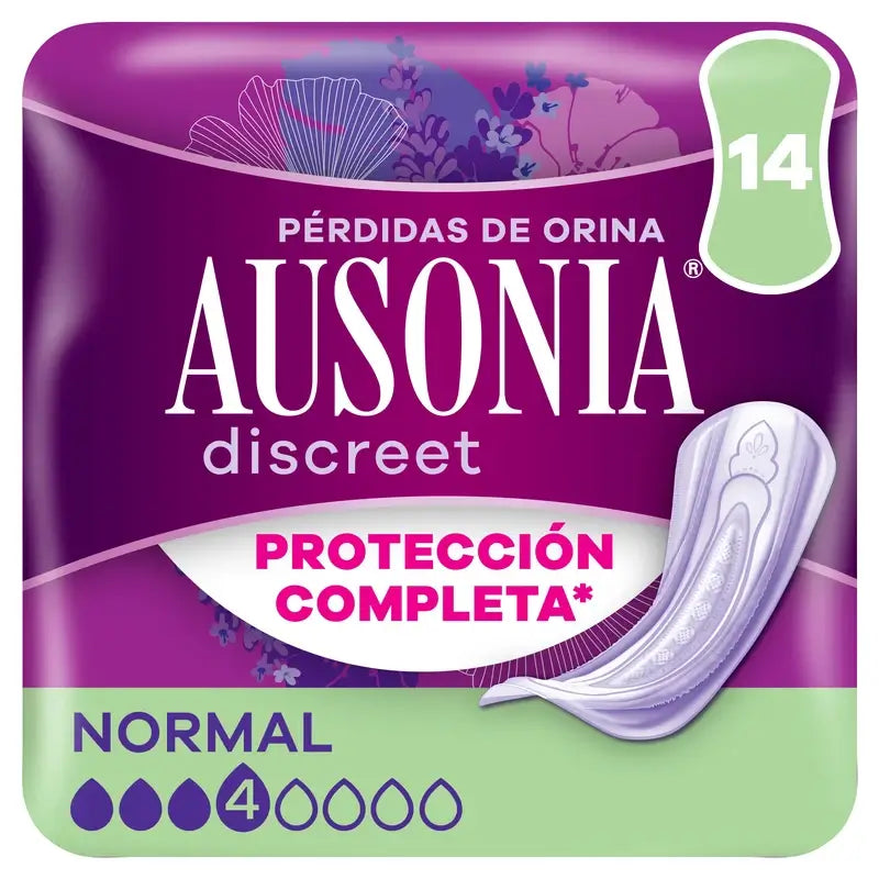 Ausonia Discreet Pads für normalen Urinabgang, 14 Stück