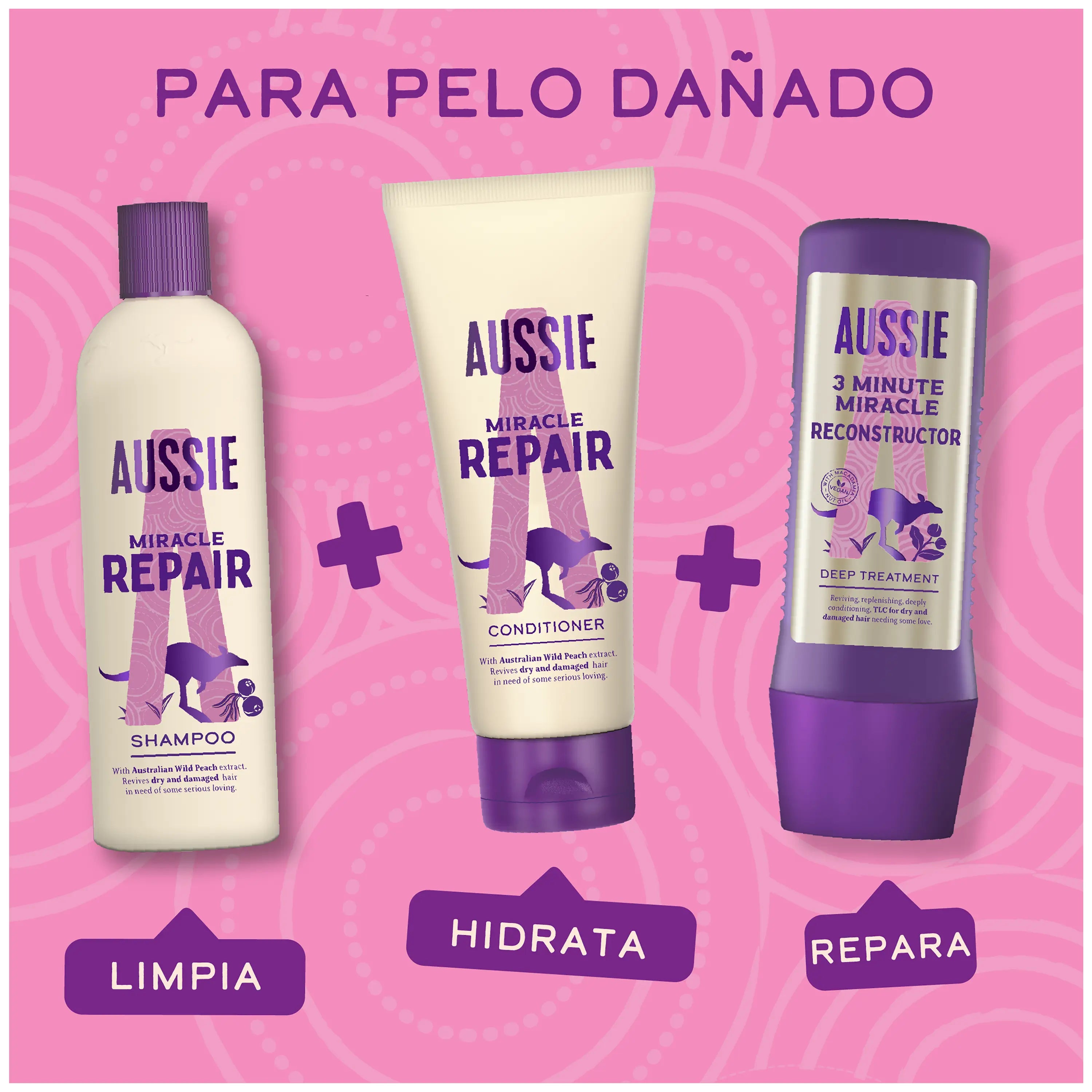 Aussie Repair Miracle Shampoo, 300 ml