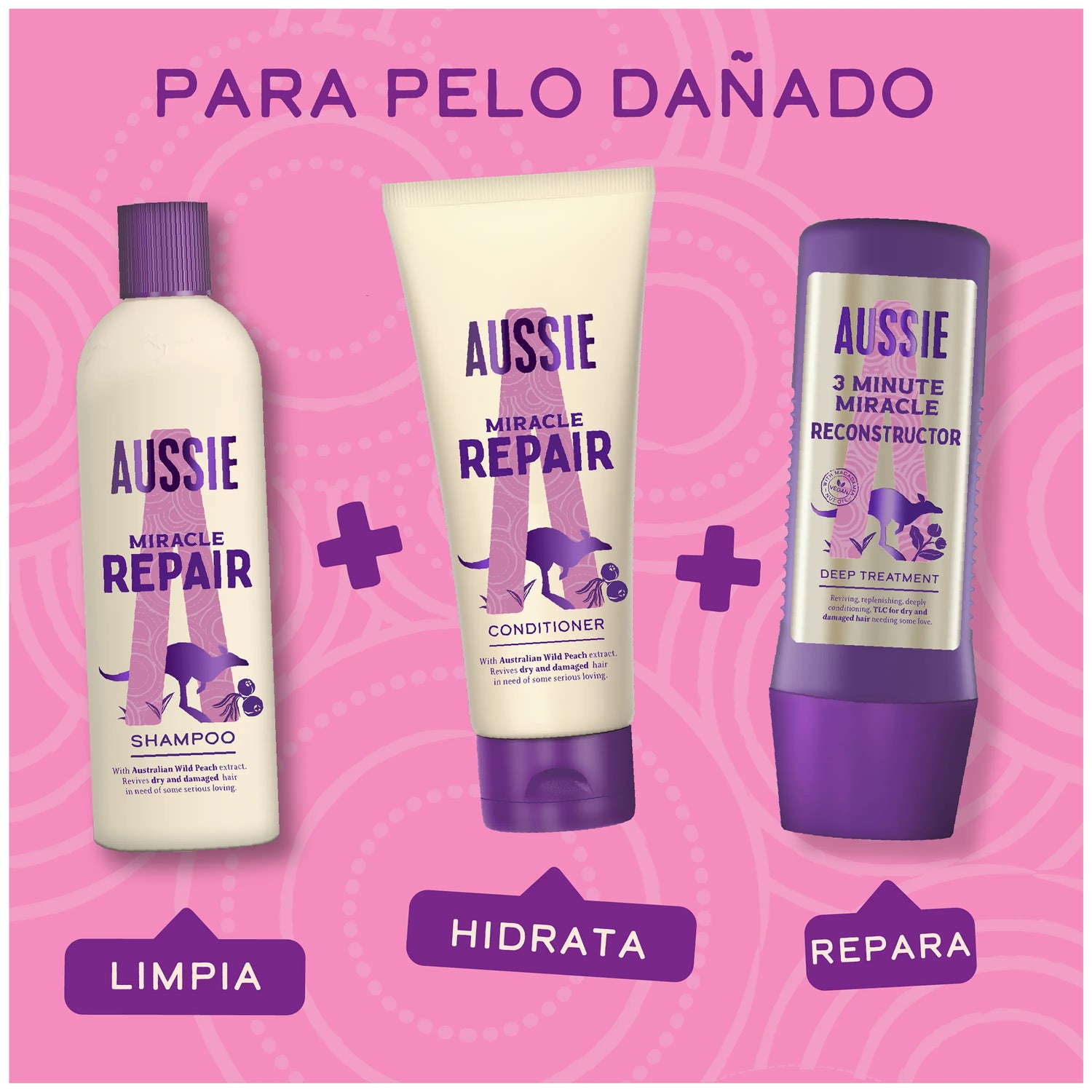 Aussie Repair Miracle Shampoo, 300 ml